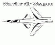 Coloriage avion de guerre 26 dessin