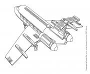 Coloriage avion de chasse 32 dessin