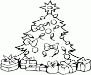 Coloriage sapin gratuit dessin