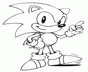 Coloriage miles tails prower sonic dessin