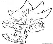 super sonic 3 dessin à colorier