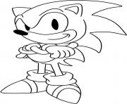 Coloriage super sonic 8 dessin