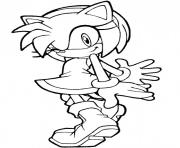 Coloriage Sonic Tails Miles Prower dessin