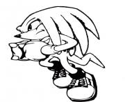 sonic 22 dessin à colorier