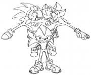 Coloriage cool sonic the hedgehog dessin