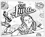 soy luna 2 dessin à colorier