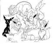 Coloriage pokemon noctunoir dessin