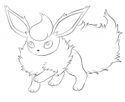 flareon dessin à colorier