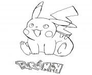 Coloriage pikachu 168