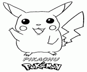 pikachu 120 dessin à colorier