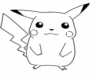 pikachu s free46ba dessin à colorier