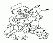 pikachu 141 dessin à colorier