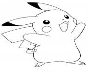 pikachu s for kidsc686 dessin à colorier
