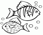 poisson facile 147 dessin à colorier