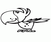 oiseau facile 71 dessin à colorier