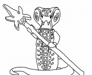 lego ninjago serpent dessin à colorier