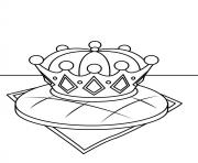 Coloriage couronne des rois petit maternelle dessin