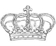 couronne des rois royal crown dessin à colorier