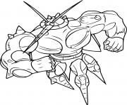 Coloriage pokemon gigamax papilusion dessin