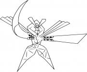 pokemon x et y katagami dessin à colorier
