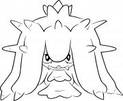 pokemon noir et blanc vorasterie dessin à colorier