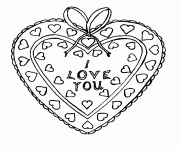 coeur saint valentin 144 dessin à colorier