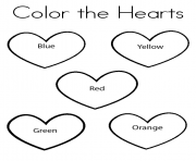 Coloriage coeur amour 46 dessin