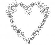 coeur saint valentin 148 dessin à colorier