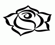 roses 96 dessin à colorier