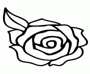 roses 140 dessin à colorier