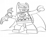 Coloriage lego batman movie having fun dessin