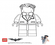 Coloriage DC Comics Super Heroes LEGO batman movie 2017 dessin