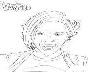 Zaira Fangoria amie vampire de daisy chica vampiro dessin à colorier