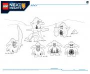 Lego Nexo Knights Monster Productss 6 dessin à colorier