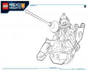 Lego Nexo Knights Lance 1 dessin à colorier
