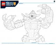 Coloriage Lego Nexo Knights Axl 1 dessin