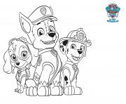 Coloriage les chiens samusent pat patrouille dessin