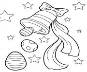 Coloriage Cloche De Paques A Imprimer