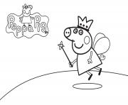 Coloriage la famille peppa pig 25 decembre noel dessin