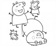 Coloriage peppa pig 133 dessin