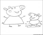 peppa pig 96 dessin à colorier