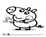 Coloriage peppa pig 286 dessin