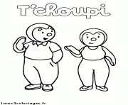 tchoupi et doudou 25 dessin à colorier