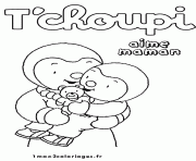 Coloriage tchoupi et doudou 46 dessin