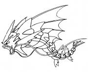 pokemon mega evolution Leviator 130 dessin à colorier