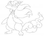 Coloriage pokemon mega evolution Steelix 208 dessin