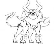 Coloriage pokemon mega evolution Flagadoss dessin