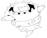 Coloriage pokemon mega evolution Gallame 475 dessin