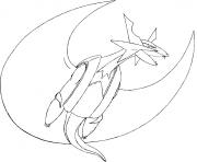 pokemon mega evolution Drattak dessin à colorier