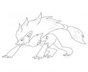 Coloriage pokemon legendaire araqua dessin